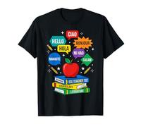 ESL Teacher Hello Languages Multilingual World Greetings T-Shirt