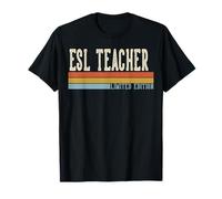 ESL Teacher Week Retro Vintage Back to School Day T-Shirt