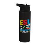 ESL Teaching Multilingual Teacher ESL Teacher Stainless Steel Insulated Water Bottle
