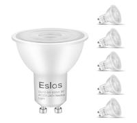 Eslas GU10 LED Bulbs Natural White 4000K, 6W, 60 Watts Equivalent, 6 Pack