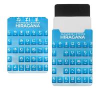Eslifey 13 Inch Slim Laptop Sleeve Case Leather Bag with Magnetic Closure, Japanese Hiragana Alphabet Microfiber Leather Case