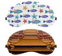 Eslifey 2 Pack Sleep Eye Mask, Forbidden City Beijing Blindfolds Sleeping Mask, Eye Shade Cover for Men Women Plane Travel