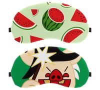Eslifey 2 Pcs Blackout Eye Masks, Funny Witch Pig Magic Eye Sleep Shade Cover with Adjustable Strap for Sleeping Traveling