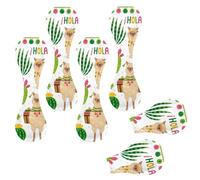 Eslifey 6 Pieces Magnetic Bookmarks, Alpaca Cactus Llama Page Markers Leather Book Mark Book Accessories for Students Teachers Reading