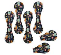 Eslifey 6 Pieces Magnetic Bookmarks, Alpaca Cactus Llama Page Markers Leather Book Mark Book Accessories for Students Teachers Reading