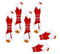 Eslifey 6 Pieces Magnetic Bookmarks, Canada Day 1St of July Maple Leaf Page Markers Leather Book Mark Book Accessories for Students Teachers Reading