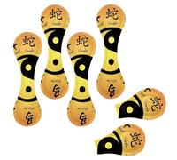 Eslifey 6 Pieces Magnetic Bookmarks, Chinese Zodiac Page Markers Leather Book Mark Book Accessories for Students Teachers Reading