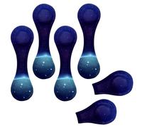 Eslifey 6 Pieces Magnetic Bookmarks, Cosmic Planet Galaxy Page Markers Leather Book Mark Book Accessories for Students Teachers Reading