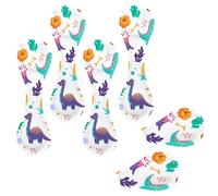 Eslifey 6 Pieces Magnetic Bookmarks, Cute Dinosaurs Volcanoes Page Markers Leather Book Mark Book Accessories for Students Teachers Reading