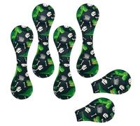 Eslifey 6 Pieces Magnetic Bookmarks, Dinosaur Green Bone Page Markers Leather Book Mark Book Accessories for Students Teachers Reading