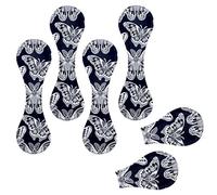 Eslifey 6 Pieces Magnetic Bookmarks, Fantasy Nature Butterflies or Moths Art and Spirituality Pattern Page Markers Leather Book Mark Book Accessories for Students Teachers Reading