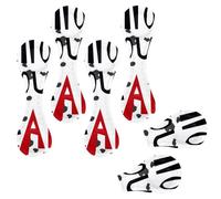 Eslifey 6 Pieces Magnetic Bookmarks, Follow Your Heart Letter Pattern Page Markers Leather Book Mark Book Accessories for Students Teachers Reading