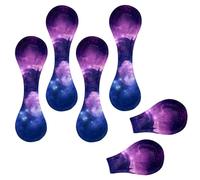 Eslifey 6 Pieces Magnetic Bookmarks, Galaxy Nebula Unicorn Page Markers Leather Book Mark Book Accessories for Students Teachers Reading