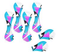 Eslifey 6 Pieces Magnetic Bookmarks, Retro Colorful All Seeing Eye Pattern Page Markers Leather Book Mark Book Accessories for Students Teachers Reading