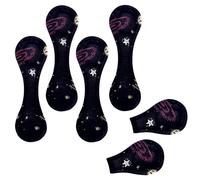 Eslifey 6 Pieces Magnetic Bookmarks, Space Galaxy Planet Page Markers Leather Book Mark Book Accessories for Students Teachers Reading