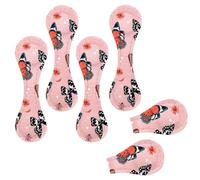 Eslifey 6 Pieces Magnetic Bookmarks, Sweet Butterflies Flying Lady Bug Pattern Page Markers Leather Book Mark Book Accessories for Students Teachers Reading