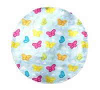 Eslifey 70cm Luxury Shaggy Soft Area Rug Butterflies Clouds Indoor Fluffy Non-Slip Rugs Modern Home Decor for Bedroom,Kids Room,Living Room