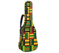 Eslifey Acoustic Guitar Bag African Zig Zag Pattern Adjustable Shoulder Strap Guitar Case Gig Bag 40 41 42 Inch