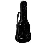 Eslifey Acoustic Guitar Bag Astrological Constellation of The Zodiac Signs Adjustable Shoulder Strap Guitar Case Gig Bag 40 41 42 Inch