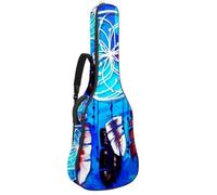 Eslifey Acoustic Guitar Bag Blue Dreamcatcher Boho Hippie Adjustable Shoulder Strap Guitar Case Gig Bag 40 41 42 Inch