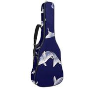Eslifey Acoustic Guitar Bag Carp Fish Pattern Adjustable Shoulder Strap Guitar Case Gig Bag 40 41 42 Inch