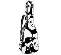 Eslifey Acoustic Guitar Bag Cute Animal Panda Pattern Adjustable Shoulder Strap Guitar Case Gig Bag 40 41 42 Inch