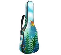 Eslifey Acoustic Guitar Bag Cute Goldfish Adjustable Shoulder Strap Guitar Case Gig Bag 40 41 42 Inch