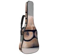 Eslifey Acoustic Guitar Bag Cute Guinea Pig Adjustable Shoulder Strap Guitar Case Gig Bag 40 41 42 Inch