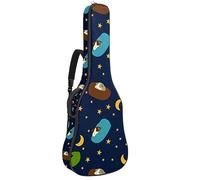 Eslifey Acoustic Guitar Bag Cute Guinea Pig Sleeping Adjustable Shoulder Strap Guitar Case Gig Bag 40 41 42 Inch