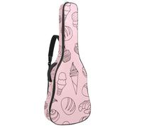 Eslifey Acoustic Guitar Bag Desserts Ice Creams Donuts Cake Adjustable Shoulder Strap Guitar Case Gig Bag 40 41 42 Inch
