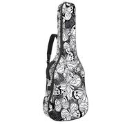 Eslifey Acoustic Guitar Bag Drawing Sketch Pencil Outline Adjustable Shoulder Strap Guitar Case Gig Bag 40 41 42 Inch