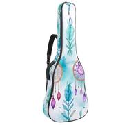 Eslifey Acoustic Guitar Bag Dreamcatcher Watercolor Pattern Adjustable Shoulder Strap Guitar Case Gig Bag 40 41 42 Inch