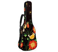 Eslifey Acoustic Guitar Bag Fairies at Night Adjustable Shoulder Strap Guitar Case Gig Bag 40 41 42 Inch