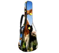 Eslifey Acoustic Guitar Bag Field Cow Calves Adjustable Shoulder Strap Guitar Case Gig Bag 40 41 42 Inch