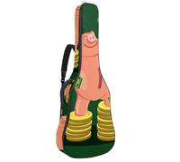 Eslifey Acoustic Guitar Bag Funny Pig with Dollar Money Adjustable Shoulder Strap Guitar Case Gig Bag 40 41 42 Inch