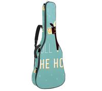 Eslifey Acoustic Guitar Bag Funny Take The Bull by The Horns Adjustable Shoulder Strap Guitar Case Gig Bag 40 41 42 Inch