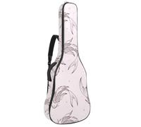 Eslifey Acoustic Guitar Bag Koi Carp Fish Pattern Adjustable Shoulder Strap Guitar Case Gig Bag 40 41 42 Inch