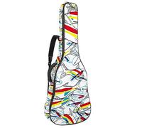 Eslifey Acoustic Guitar Bag Koi Carp Pattern Adjustable Shoulder Strap Guitar Case Gig Bag 40 41 42 Inch