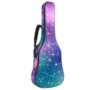 Eslifey Acoustic Guitar Bag Magic Space Cosmic Constellation with Stars Adjustable Shoulder Strap Guitar Case Gig Bag 40 41 42 Inch