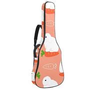 Eslifey Acoustic Guitar Bag Mini French Lop Rabbit Adjustable Shoulder Strap Guitar Case Gig Bag 40 41 42 Inch