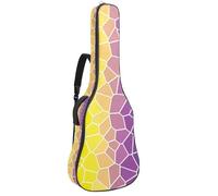 Eslifey Acoustic Guitar Bag Mosaic Background Texture Adjustable Shoulder Strap Guitar Case Gig Bag 40 41 42 Inch
