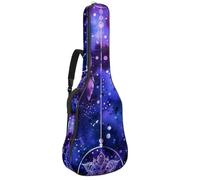 Eslifey Acoustic Guitar Bag Purple Dreamcatcher Patterns Adjustable Shoulder Strap Guitar Case Gig Bag 40 41 42 Inch