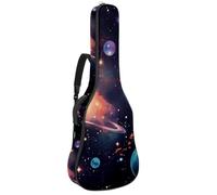 Eslifey Acoustic Guitar Bag Space Stars Universe Cosmic Adjustable Shoulder Strap Guitar Case Gig Bag 40 41 42 Inch