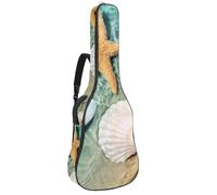 Eslifey Acoustic Guitar Bag Starfish and Seashell on The Summer Beach Adjustable Shoulder Strap Guitar Case Gig Bag 40 41 42 Inch