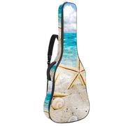 Eslifey Acoustic Guitar Bag Starfish Coast Sea Shells Adjustable Shoulder Strap Guitar Case Gig Bag 40 41 42 Inch