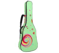 Eslifey Acoustic Guitar Bag Sweet Lollipop and Candy Adjustable Shoulder Strap Guitar Case Gig Bag 40 41 42 Inch
