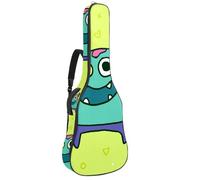 Eslifey Acoustic Guitar Bag Yellow Monster Adjustable Shoulder Strap Guitar Case Gig Bag 40 41 42 Inch