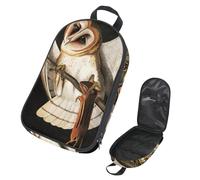 Eslifey Camping Travel Cooking Utensils Organizer Bag, Barn Owl Portable Storage Bag for BBQ Camp Cookware Kitchen Kit