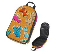 Eslifey Camping Travel Cooking Utensils Organizer Bag, Beast Dinosaur Portable Storage Bag for BBQ Camp Cookware Kitchen Kit