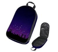 Eslifey Camping Travel Cooking Utensils Organizer Bag, Beautiful City Night Landscape Portable Storage Bag for BBQ Camp Cookware Kitchen Kit